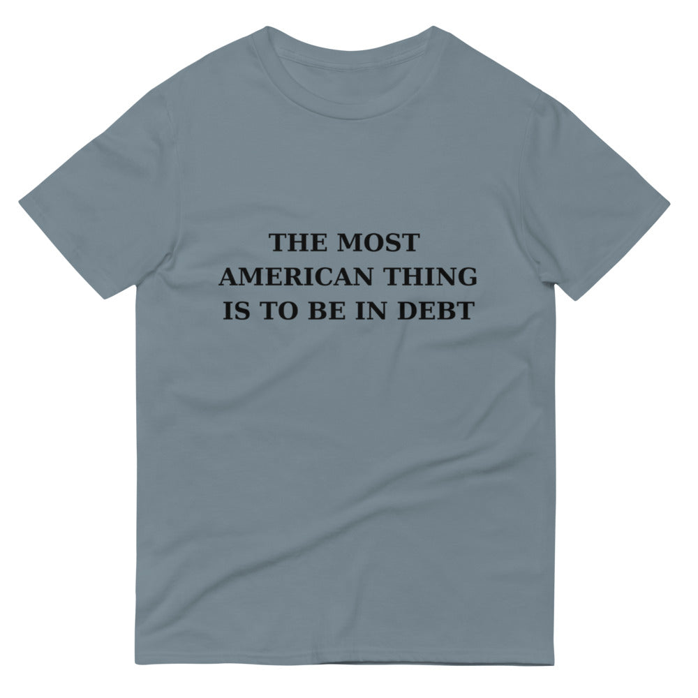 AMERICA IN DEBT- Short-Sleeve T-Shirt