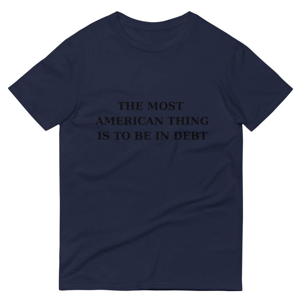 AMERICA IN DEBT- Short-Sleeve T-Shirt