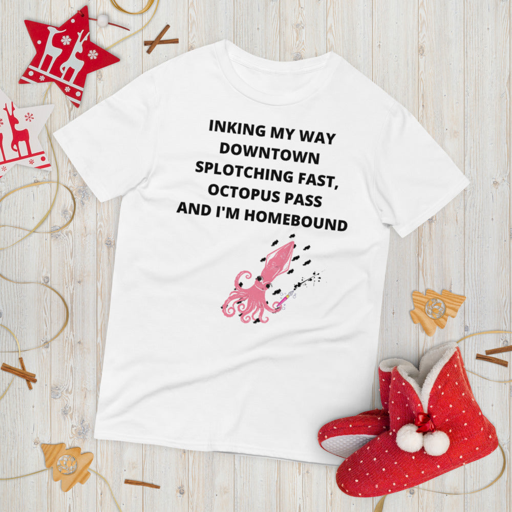 INKING MY WAY DOWNTOWN- Unisex Short-Sleeve T-Shirt