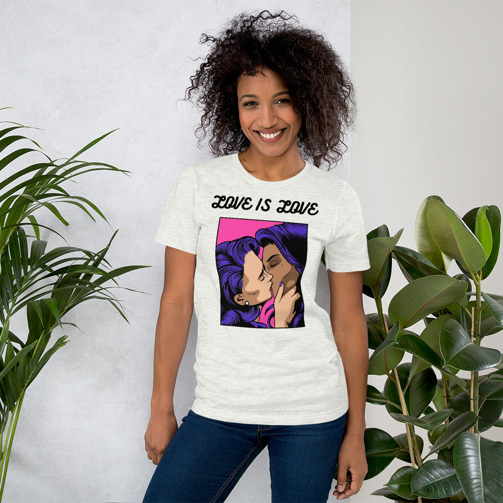 LOVE IS LOVE- Short-Sleeve Unisex T-Shirt