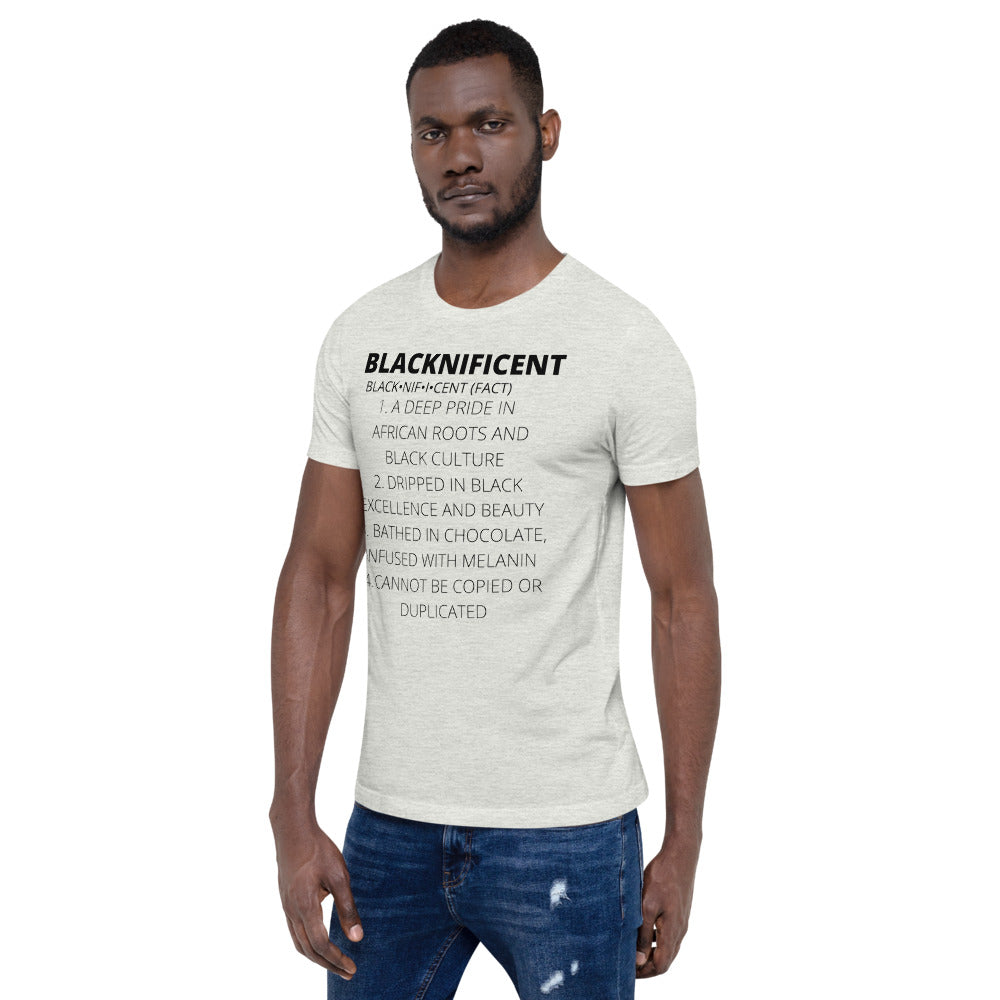 BLACKNIFICENT- Short-Sleeve Unisex T-Shirt