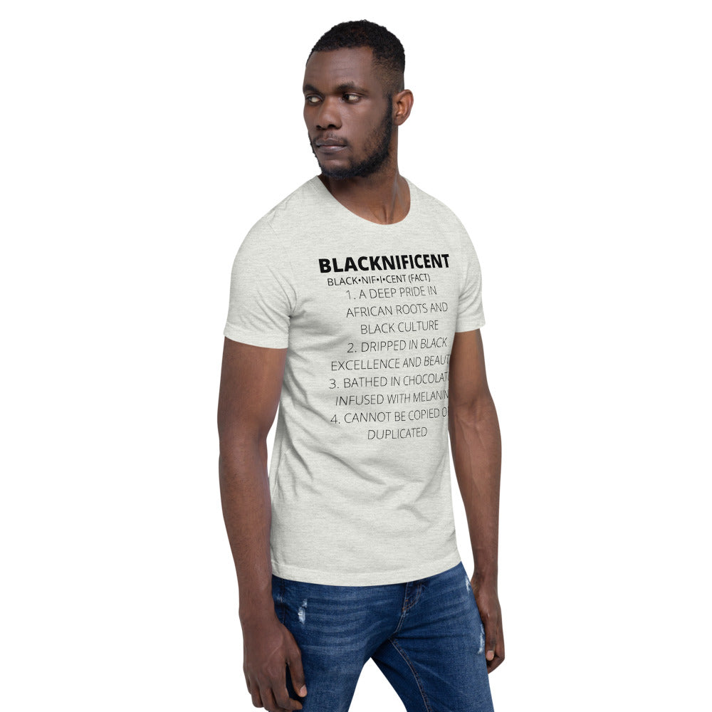 BLACKNIFICENT- Short-Sleeve Unisex T-Shirt