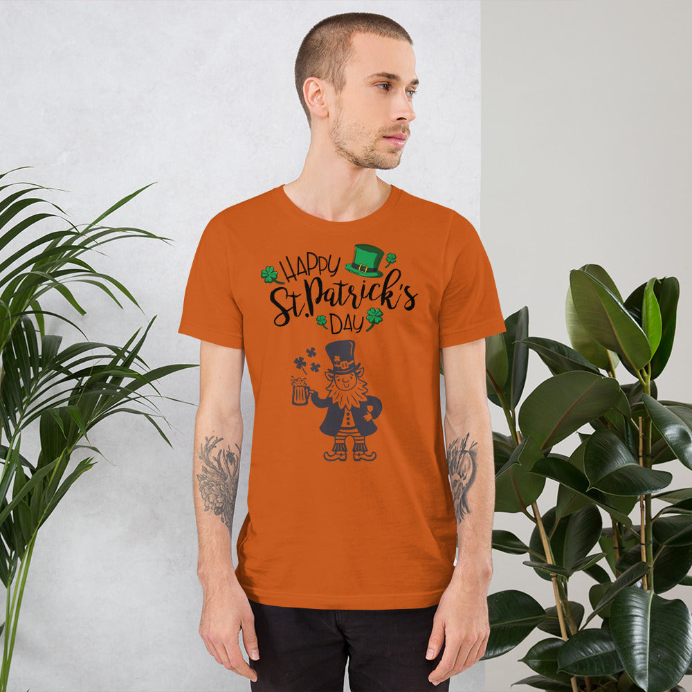 HAPPY ST. PATRICK'S DAY- Short-Sleeve Unisex T-Shirt