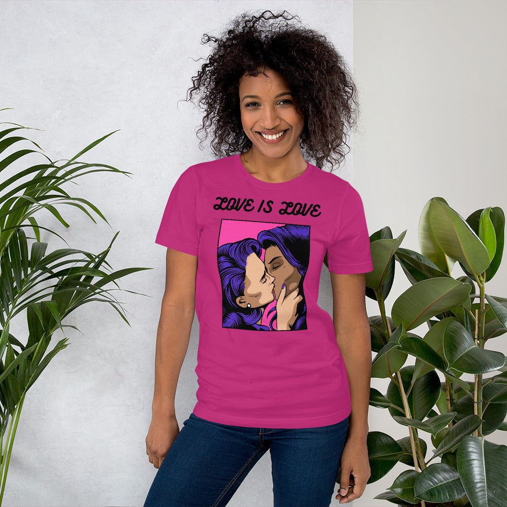 LOVE IS LOVE- Short-Sleeve Unisex T-Shirt