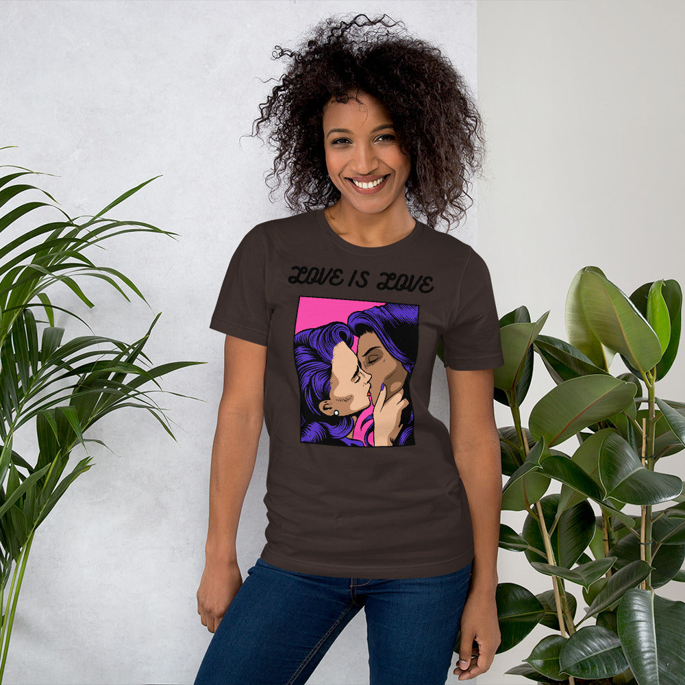 LOVE IS LOVE- Short-Sleeve Unisex T-Shirt