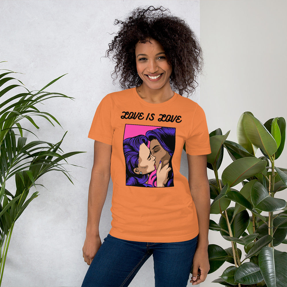 LOVE IS LOVE- Short-Sleeve Unisex T-Shirt