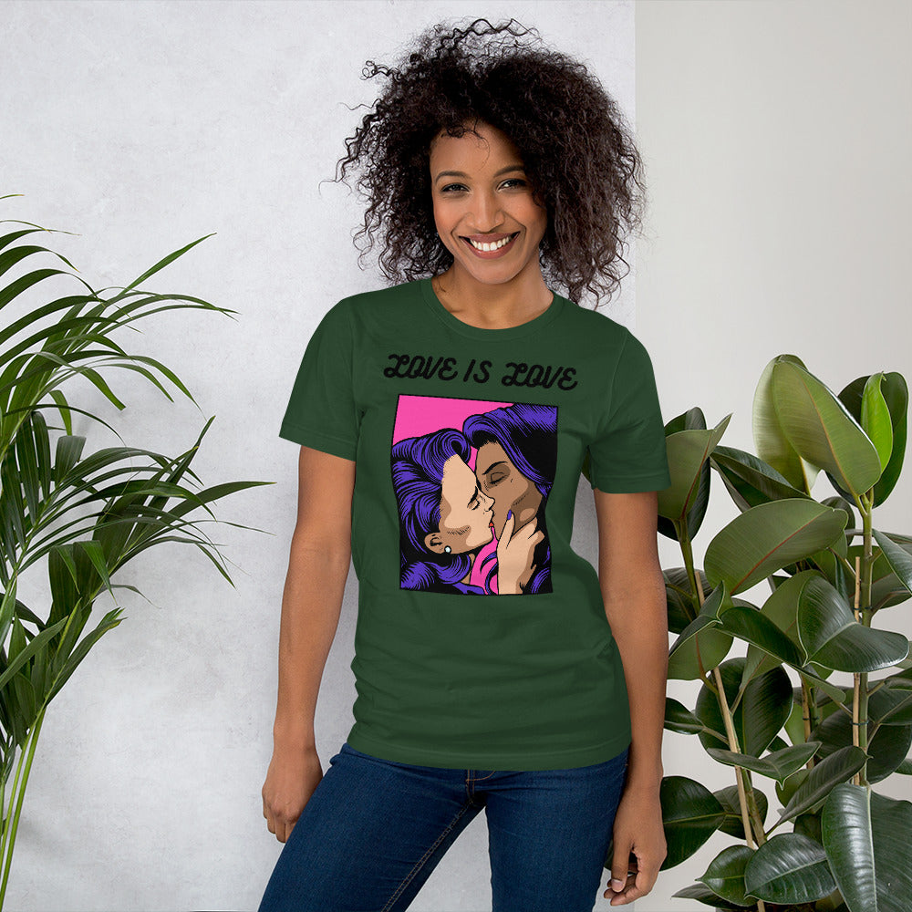 LOVE IS LOVE- Short-Sleeve Unisex T-Shirt