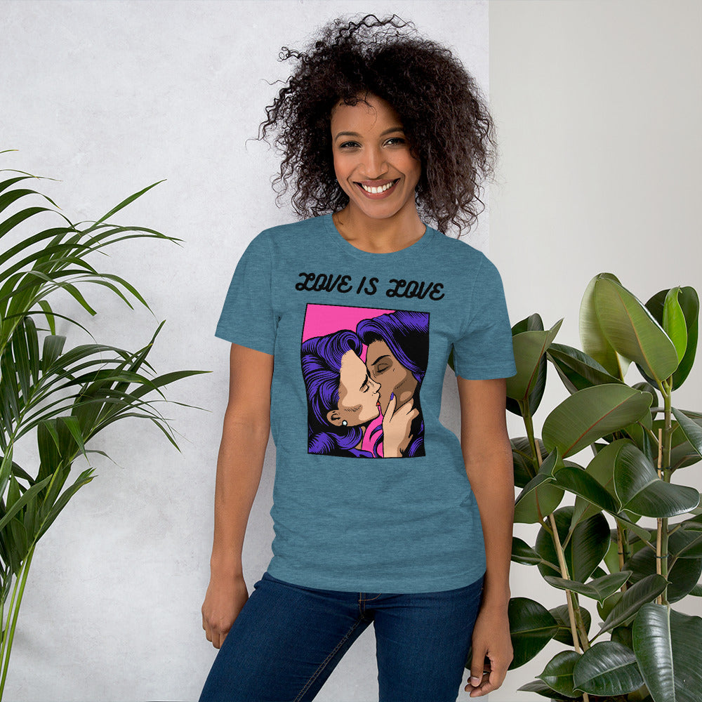 LOVE IS LOVE- Short-Sleeve Unisex T-Shirt