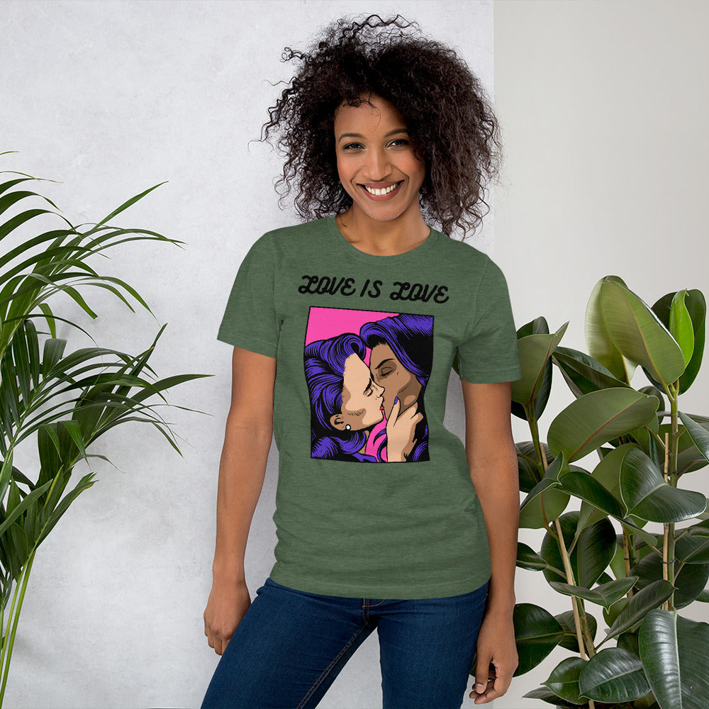 LOVE IS LOVE- Short-Sleeve Unisex T-Shirt