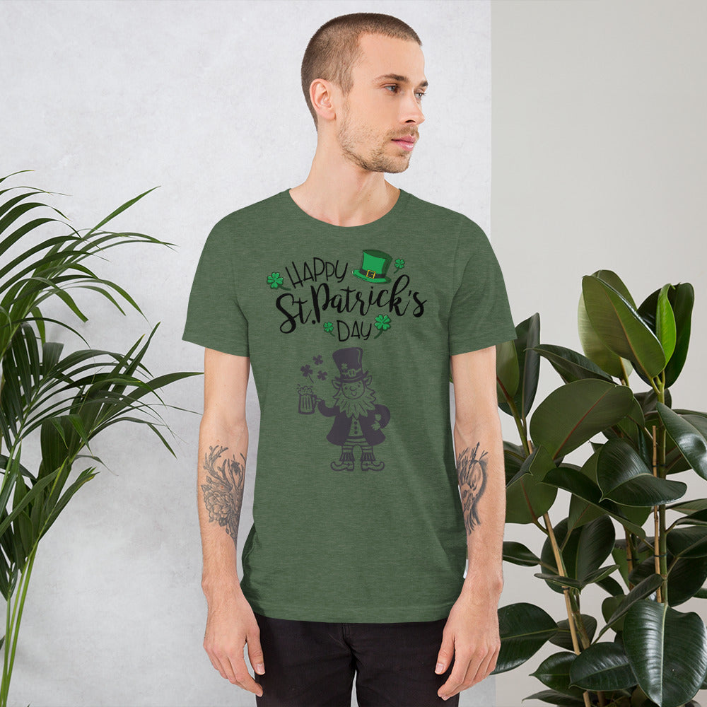 HAPPY ST. PATRICK'S DAY- Short-Sleeve Unisex T-Shirt