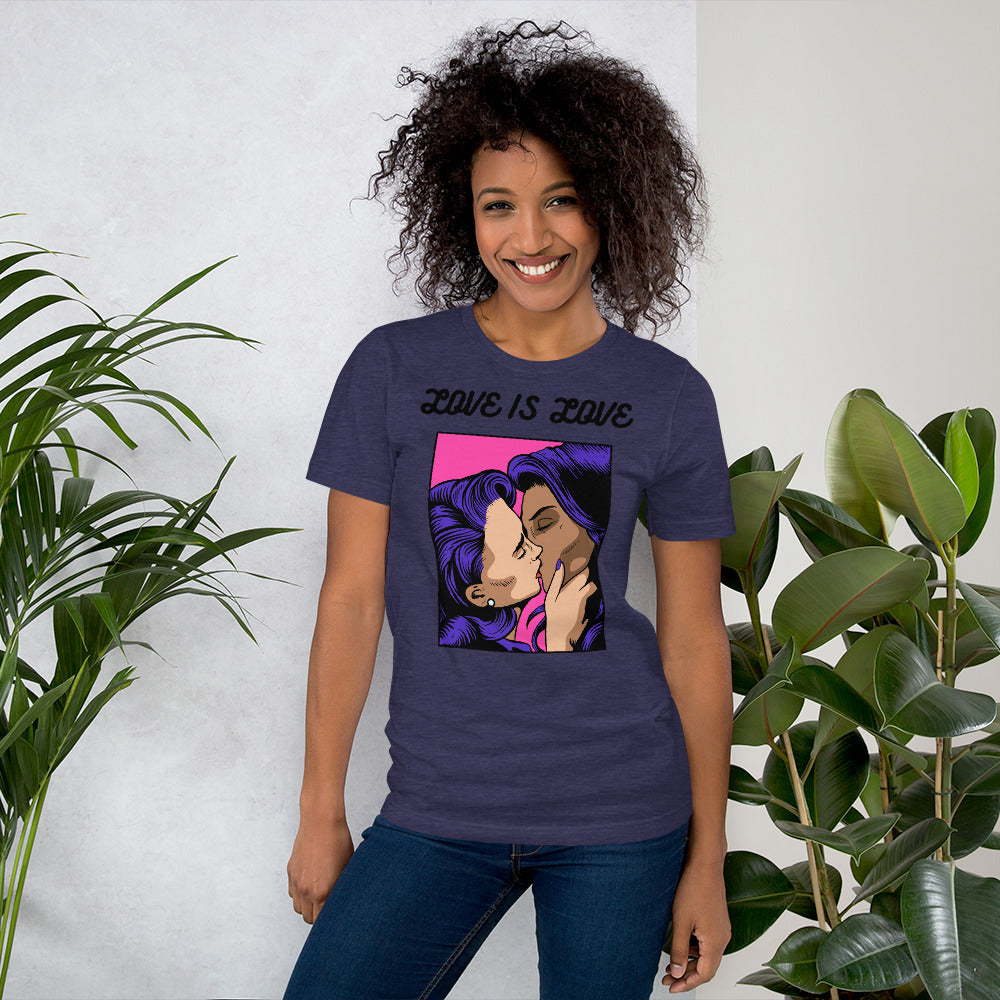LOVE IS LOVE- Short-Sleeve Unisex T-Shirt