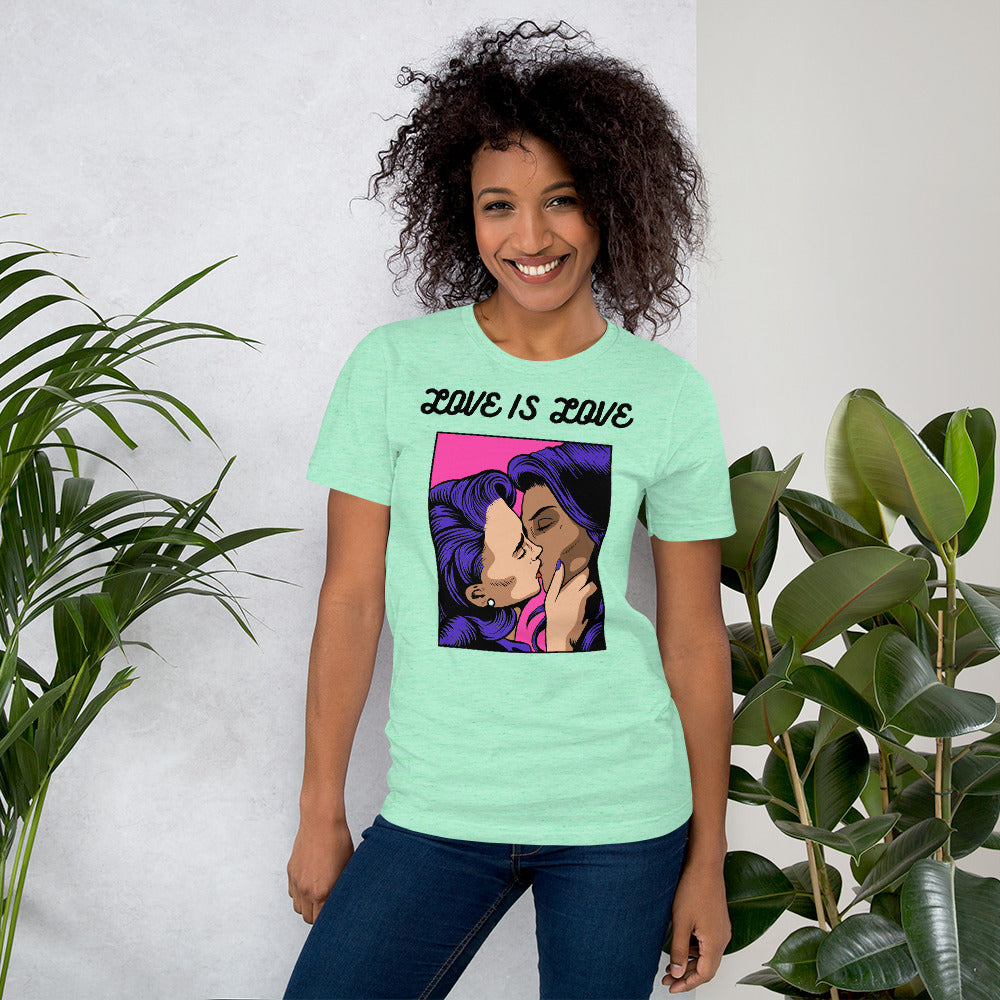LOVE IS LOVE- Short-Sleeve Unisex T-Shirt