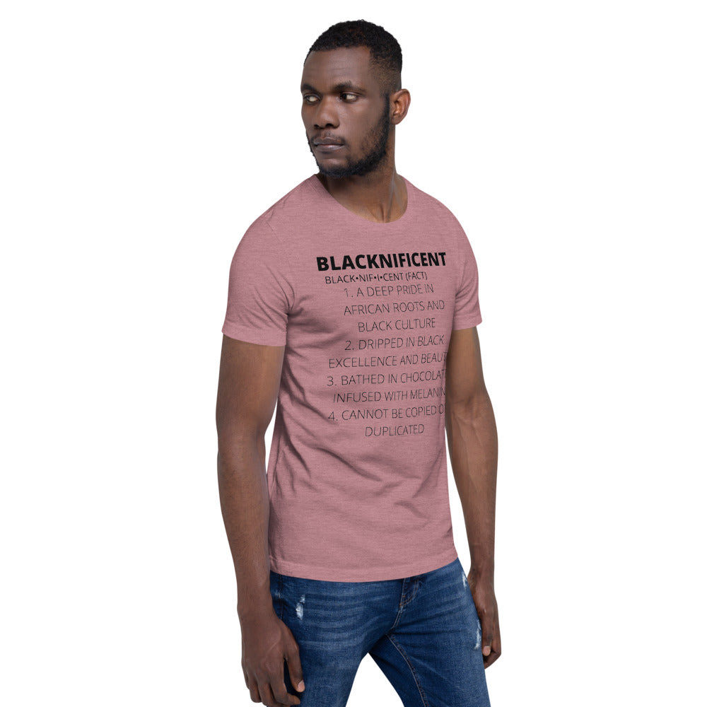BLACKNIFICENT- Short-Sleeve Unisex T-Shirt