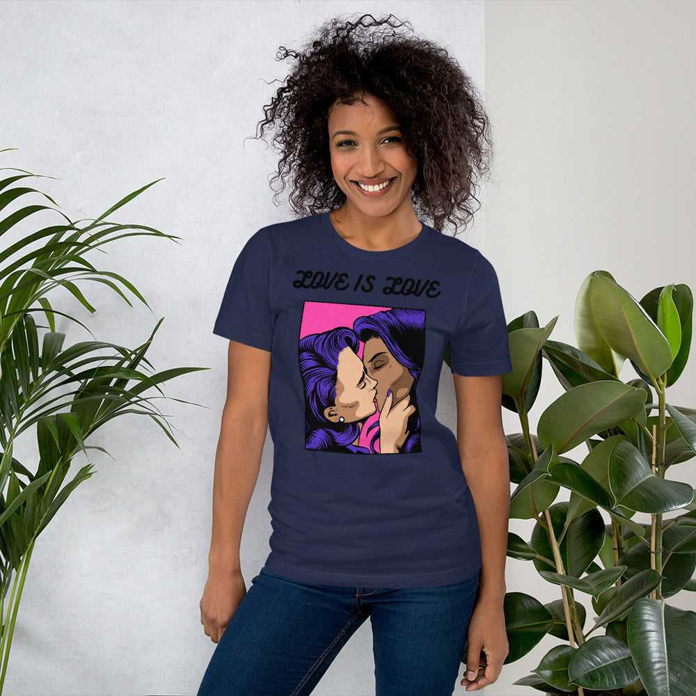 LOVE IS LOVE- Short-Sleeve Unisex T-Shirt