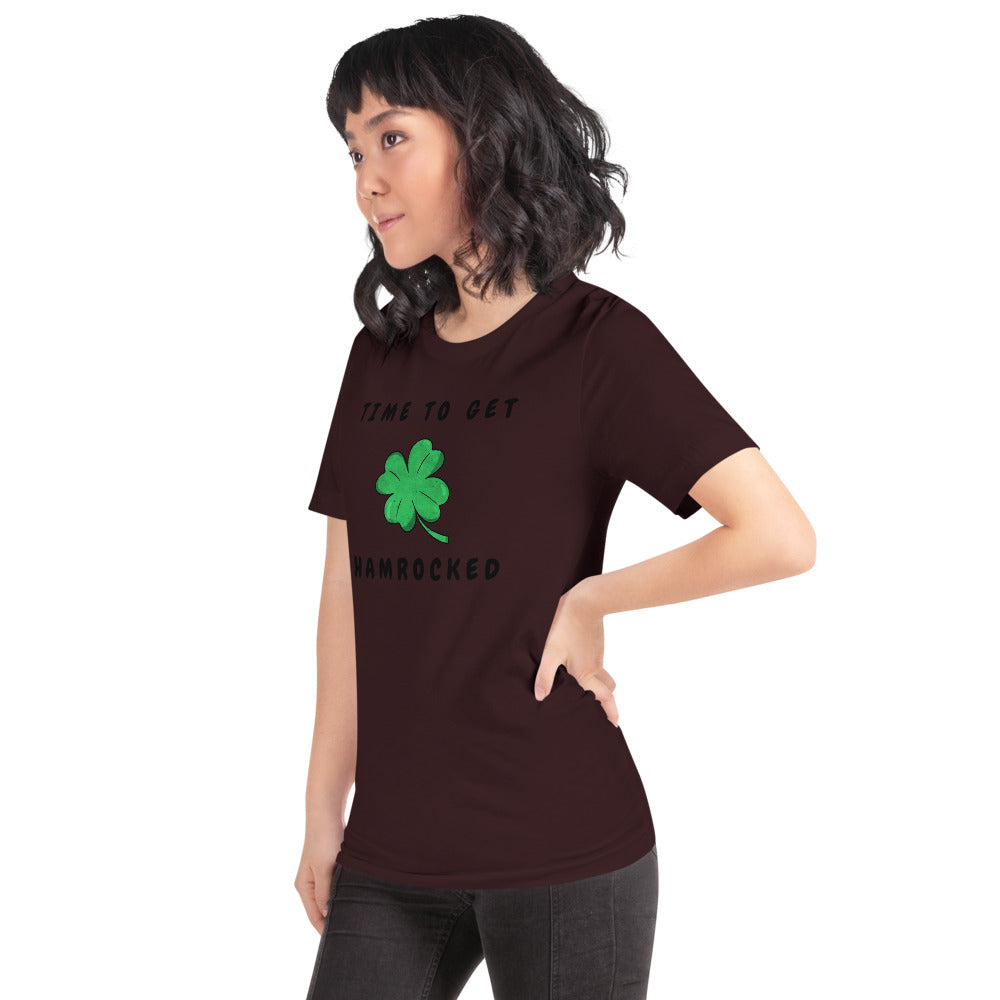 TIME TO GET SHAMROCKED- Short-Sleeve Unisex T-Shirt