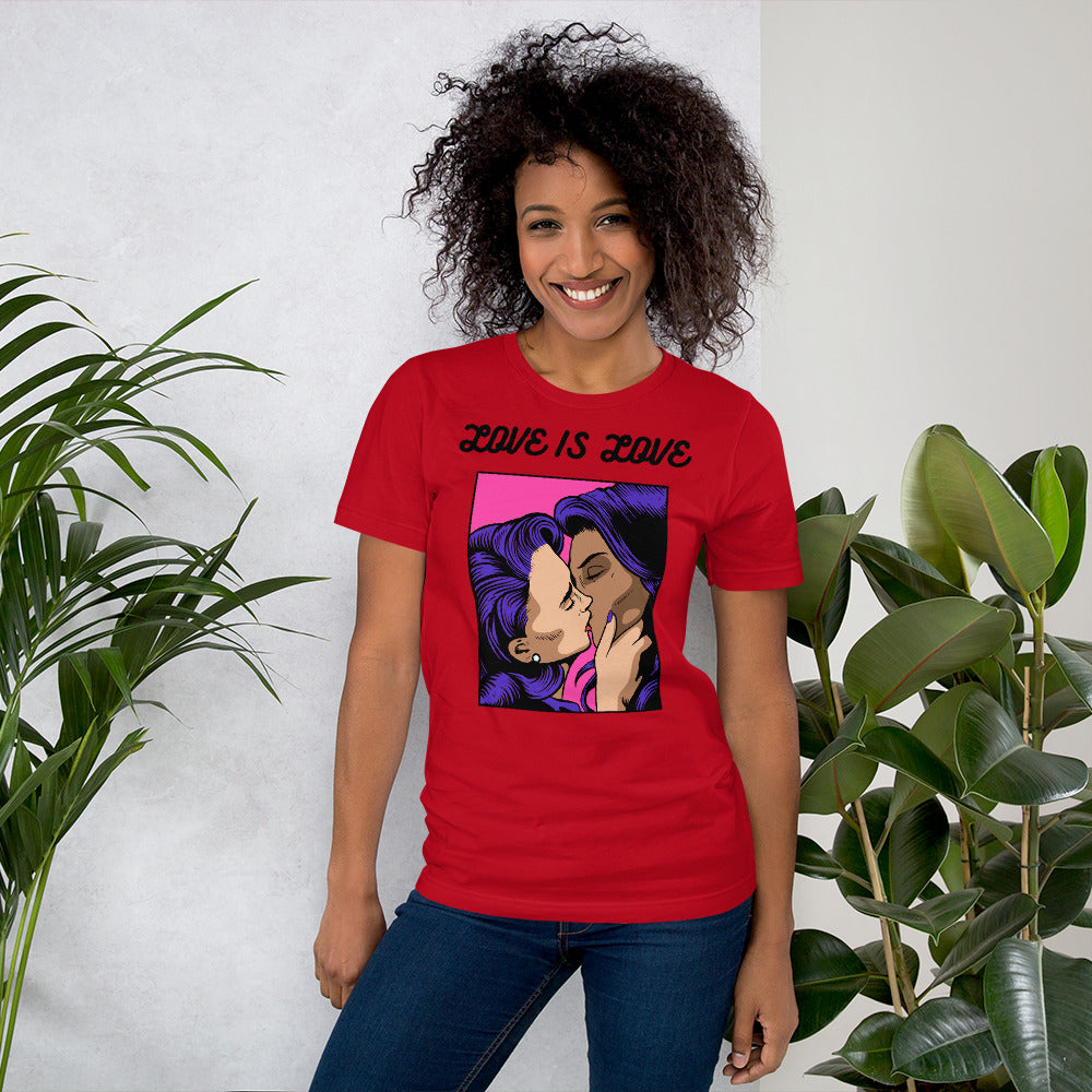 LOVE IS LOVE- Short-Sleeve Unisex T-Shirt
