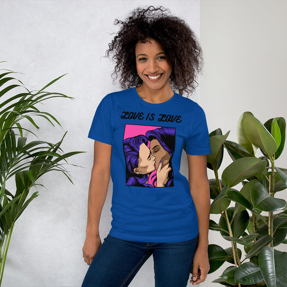 LOVE IS LOVE- Short-Sleeve Unisex T-Shirt