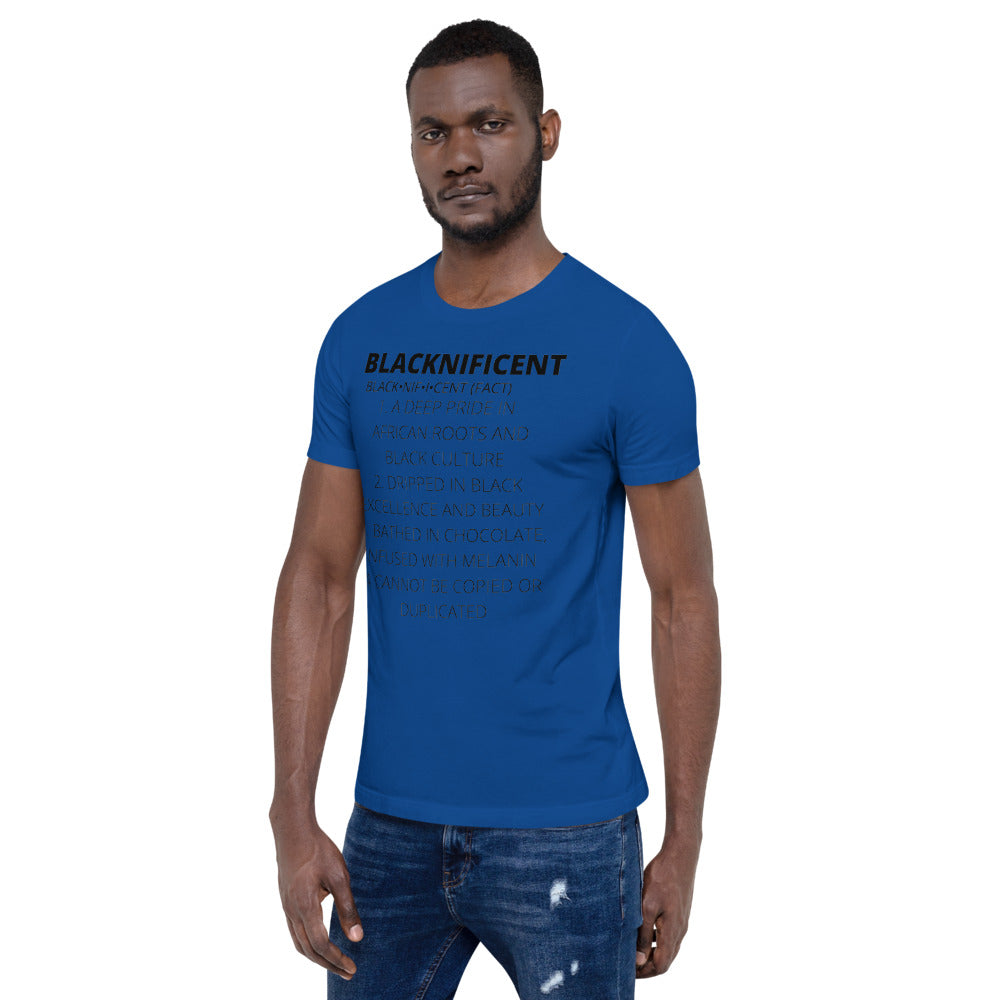 BLACKNIFICENT- Short-Sleeve Unisex T-Shirt