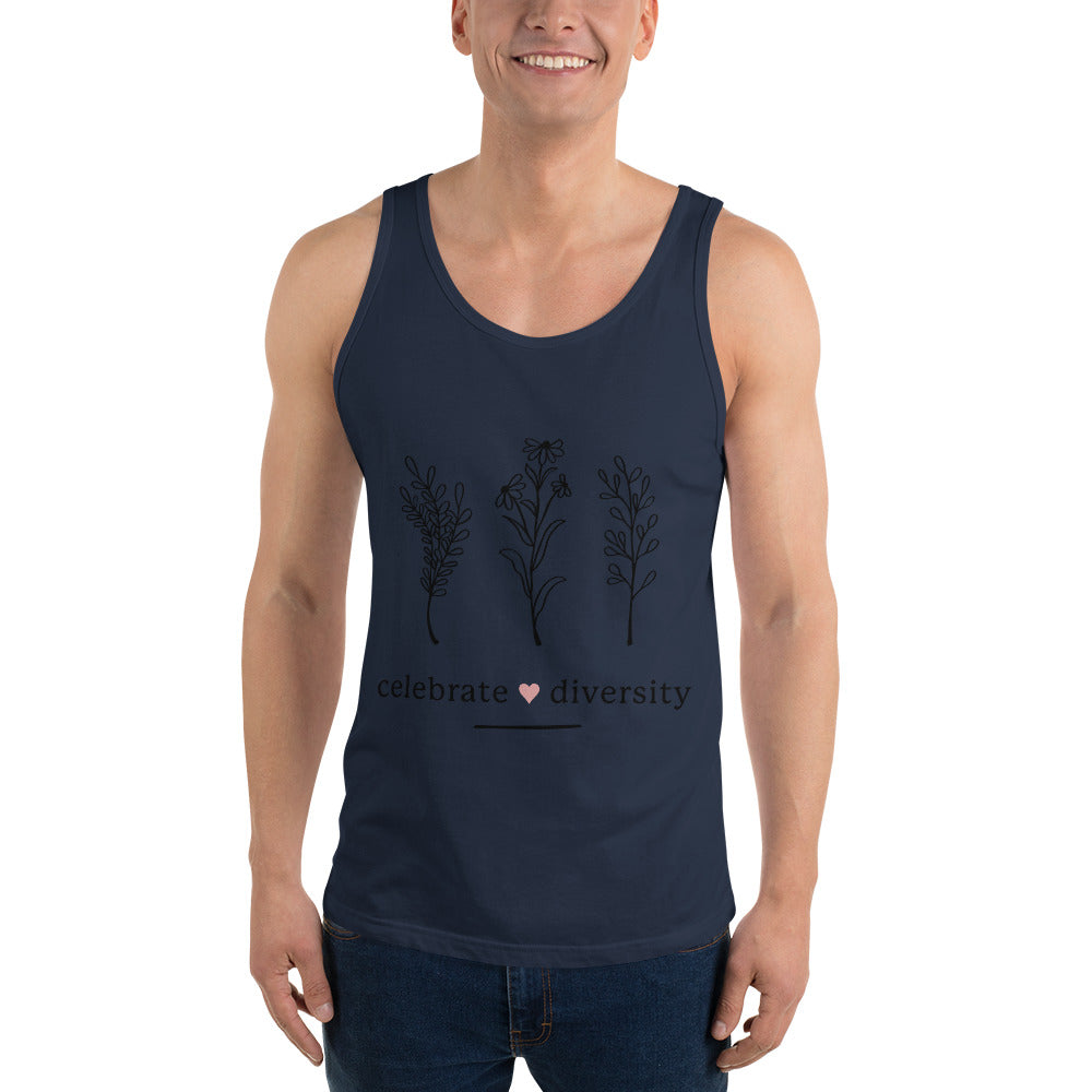 CELEBRATE DIVERSITY- Unisex Tank Top