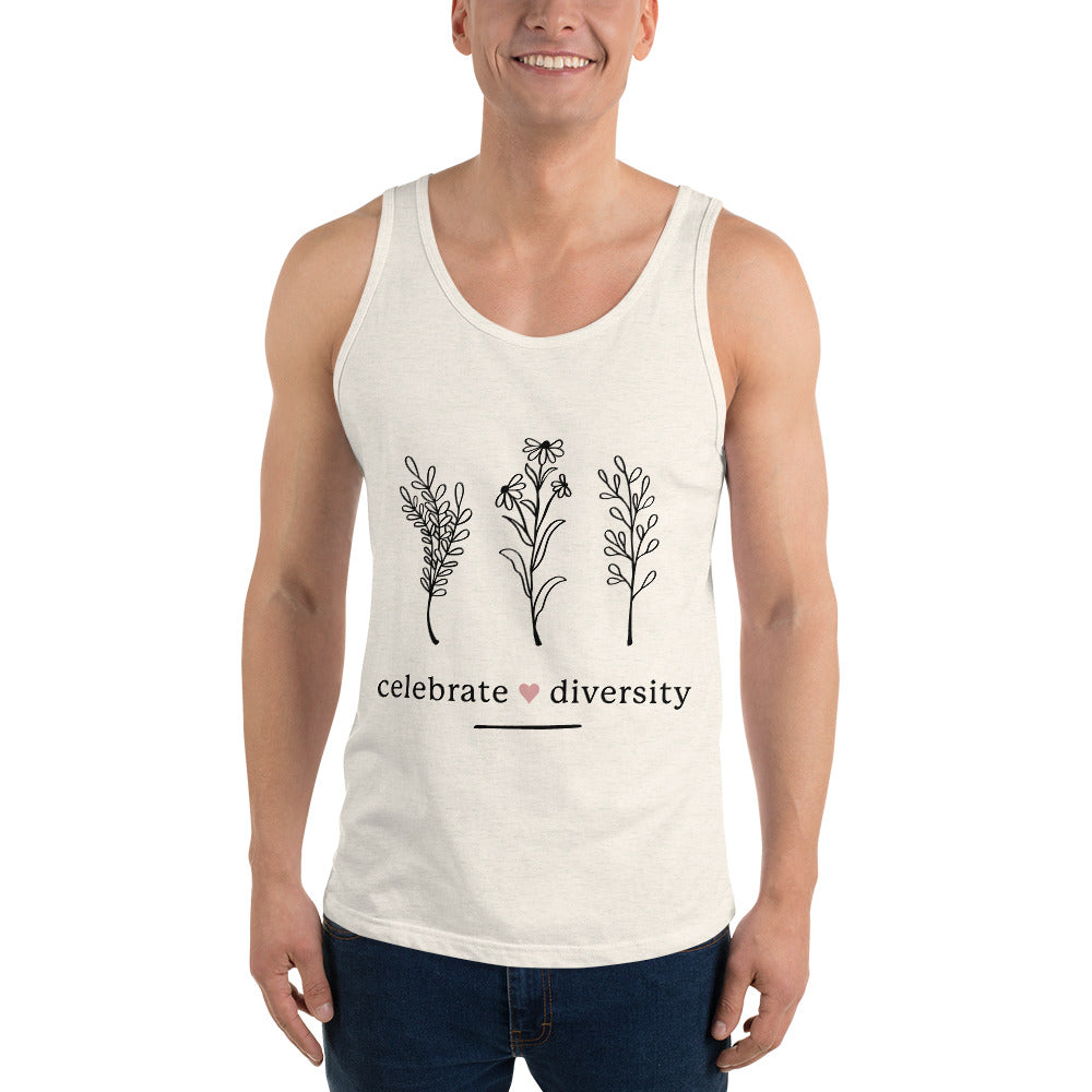 CELEBRATE DIVERSITY- Unisex Tank Top