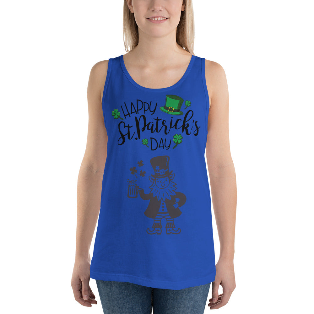 HAPPY ST. PATRICK'S DAY- Unisex Tank Top