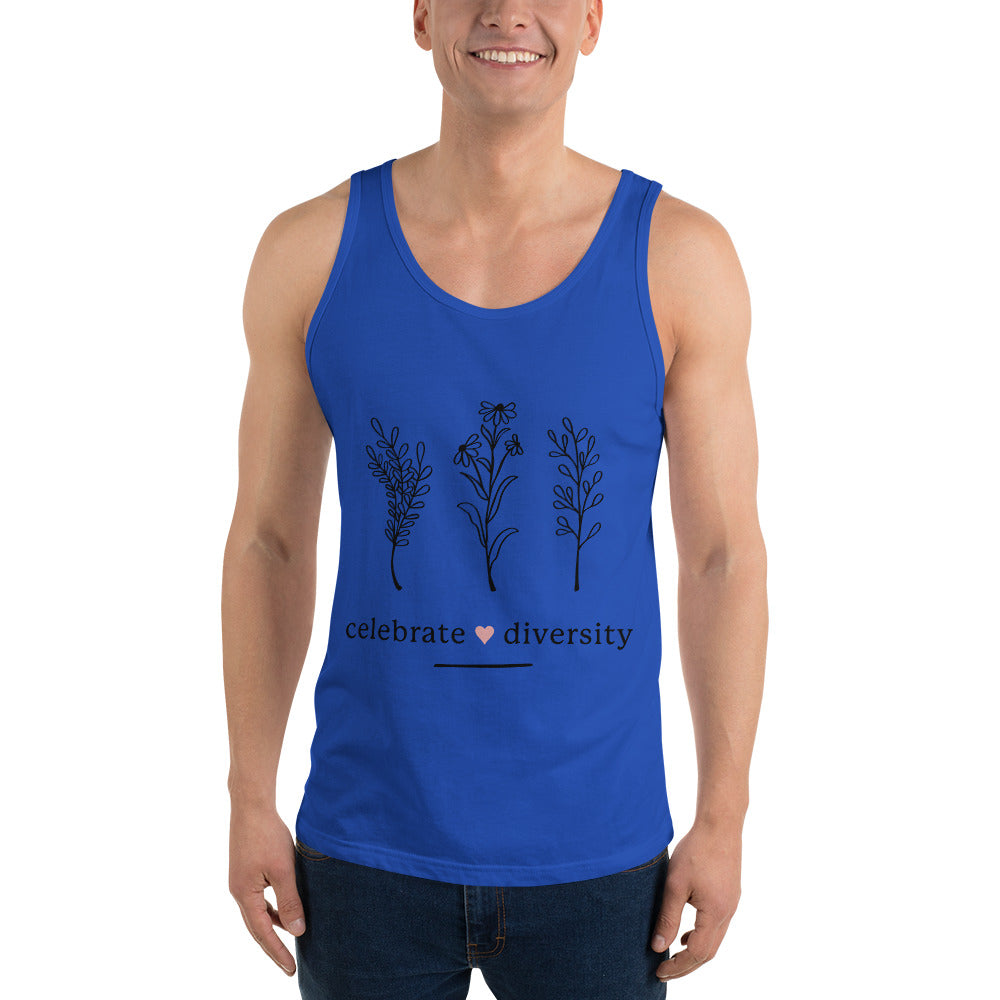 CELEBRATE DIVERSITY- Unisex Tank Top