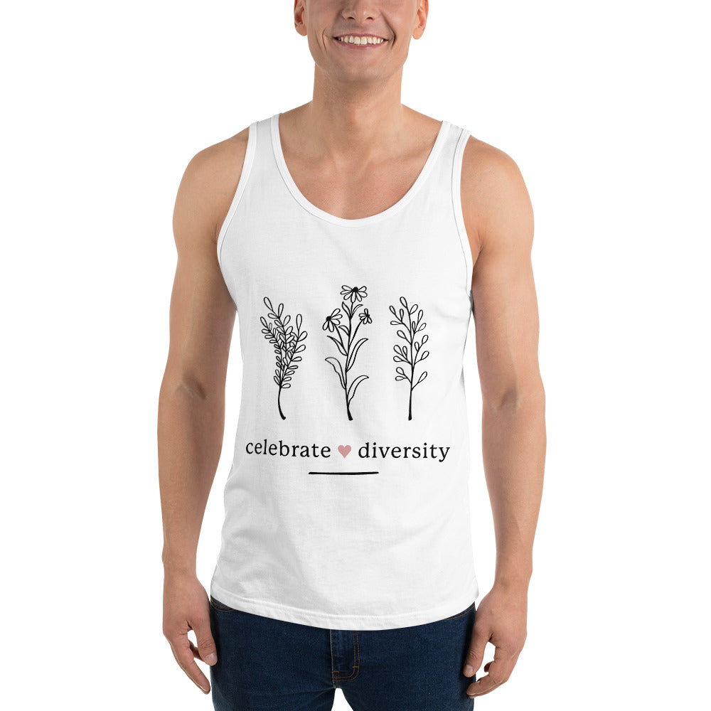 CELEBRATE DIVERSITY- Unisex Tank Top