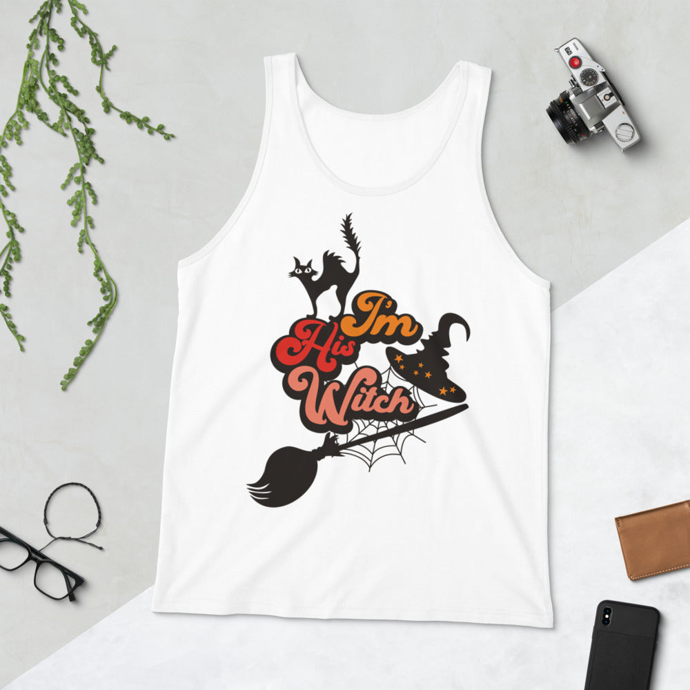 I'M HIS WITCH- Unisex Tank Top