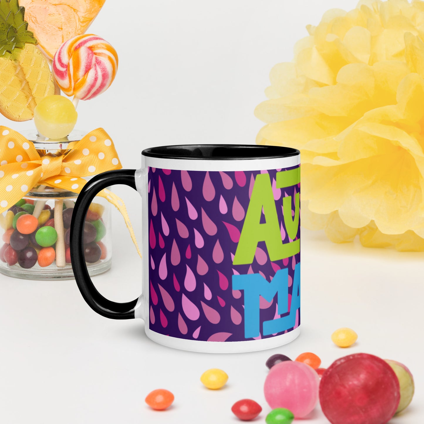 AUTISM MAMA- Mug with Color Inside