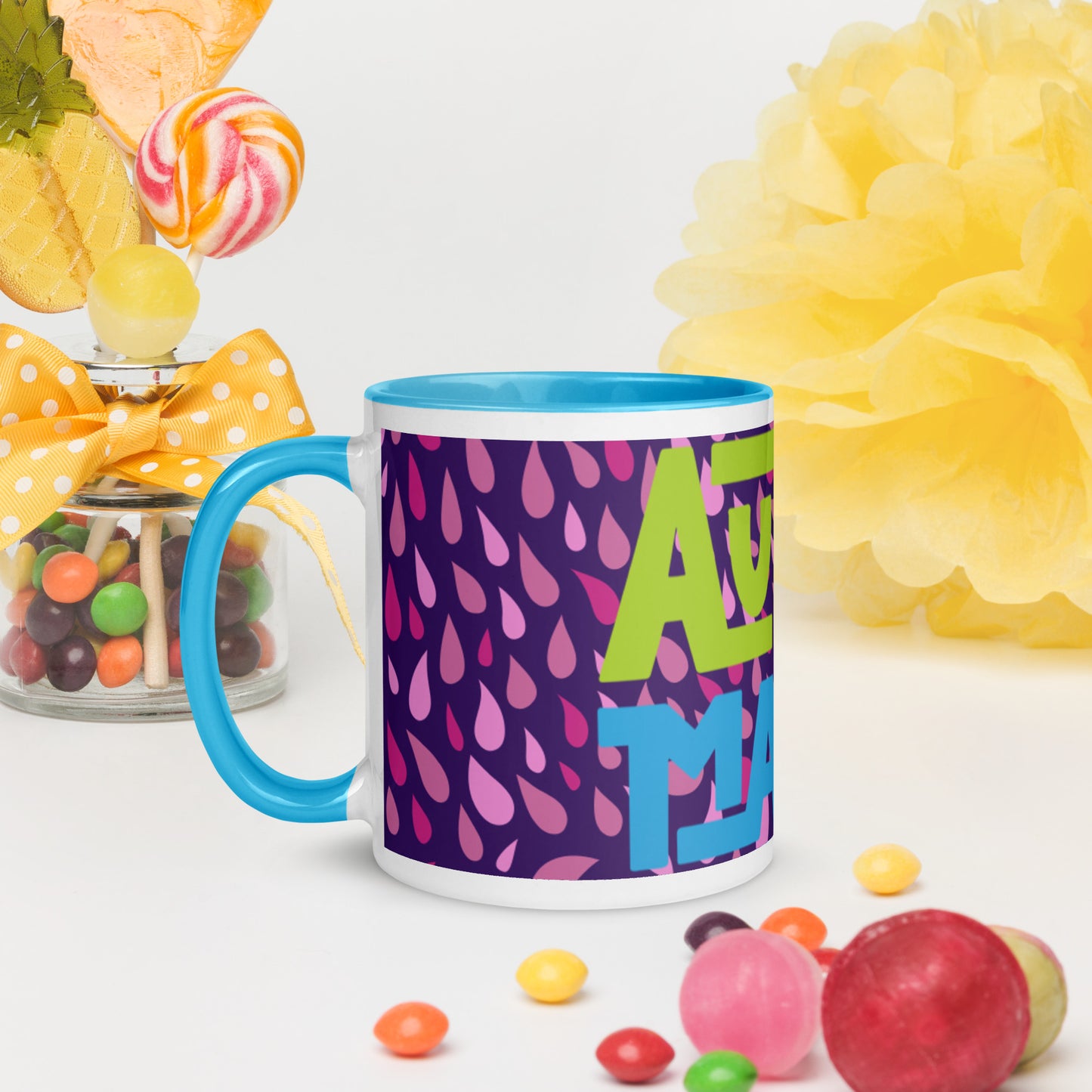 AUTISM MAMA- Mug with Color Inside