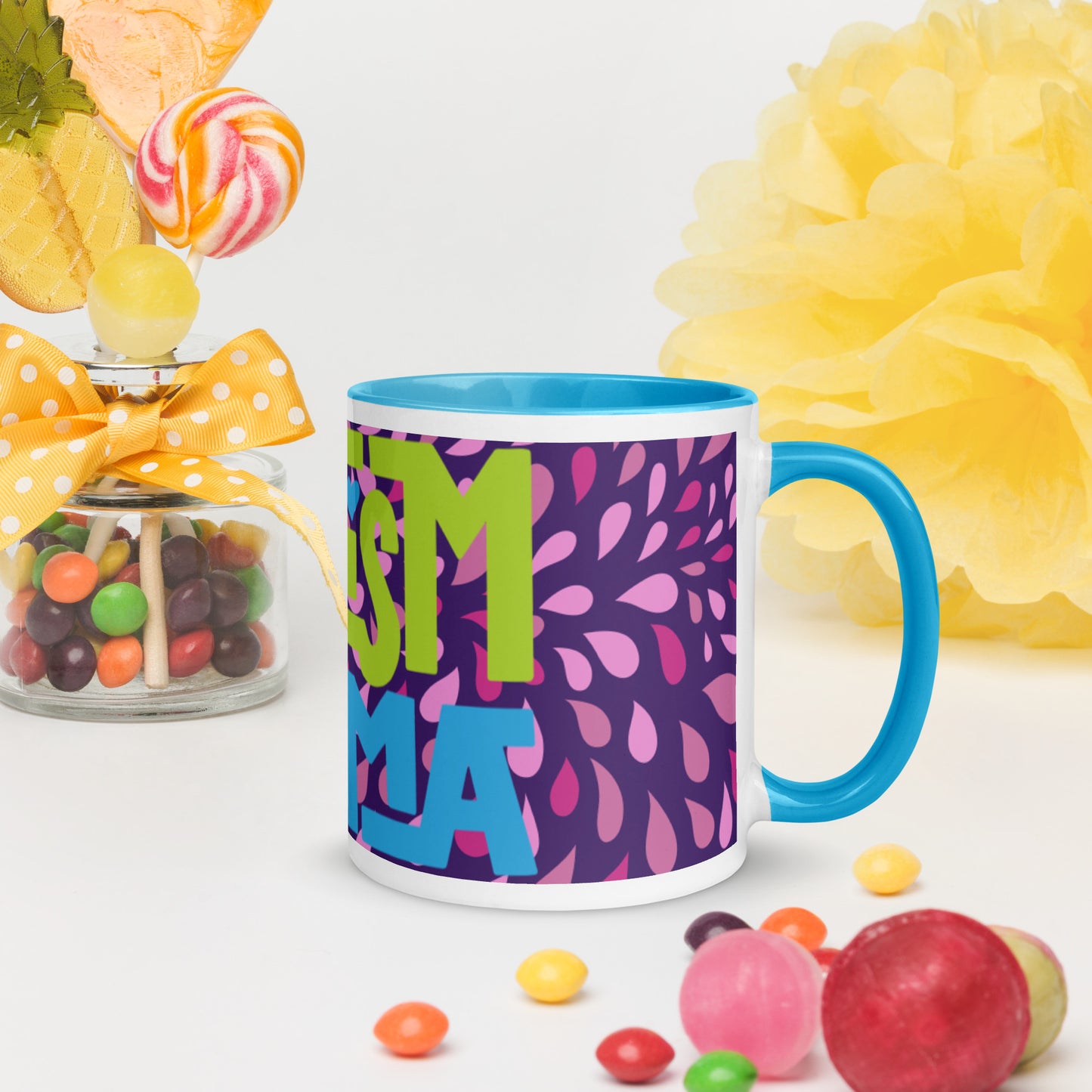 AUTISM MAMA- Mug with Color Inside