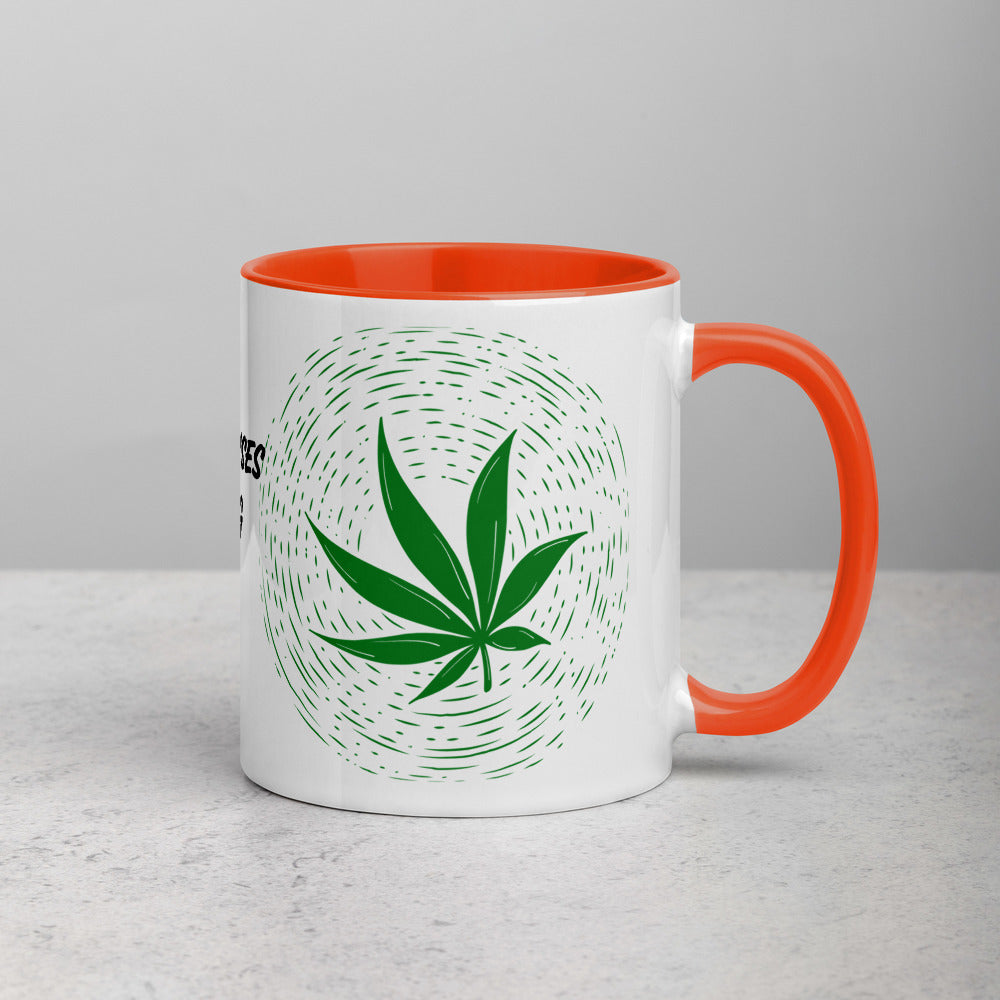 MY STONER SENSES ARE TINGLING- Mug with Color Inside