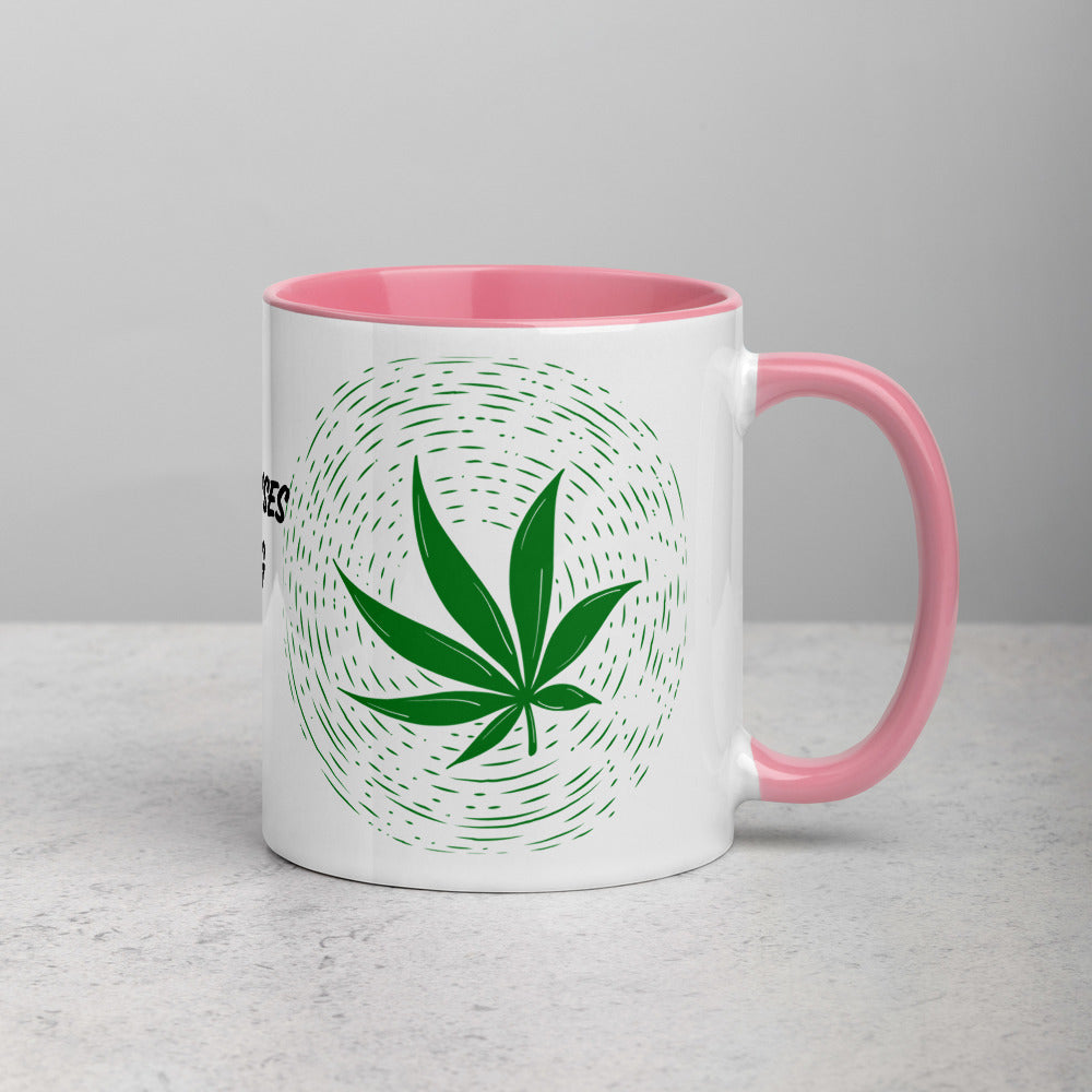 MY STONER SENSES ARE TINGLING- Mug with Color Inside