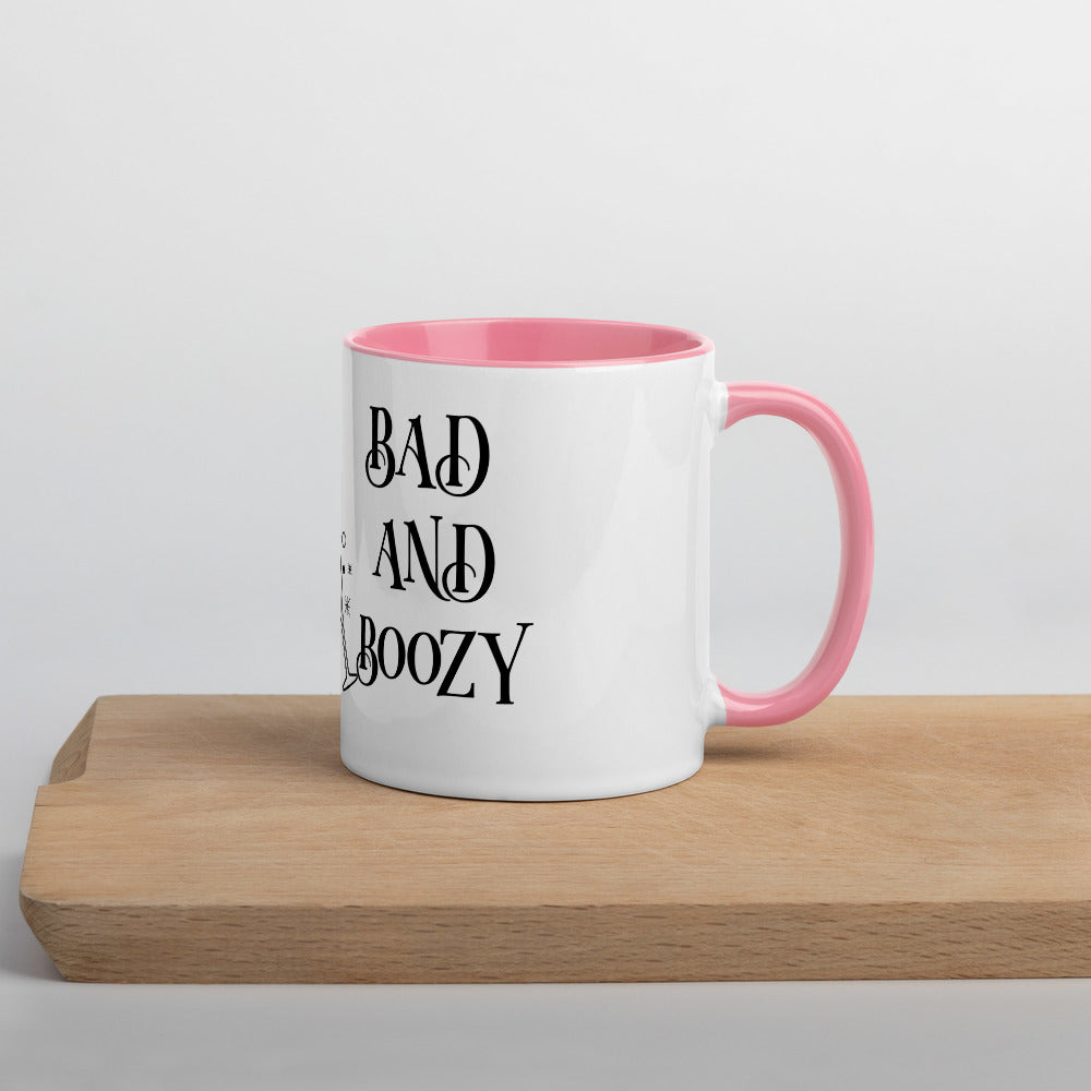 BAD AND BOOZY- Mug with Color Inside
