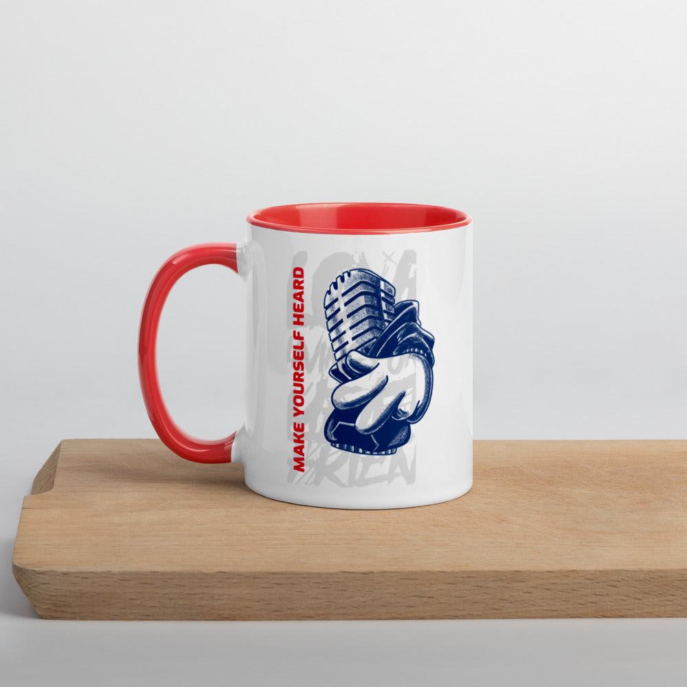 MAKE YOURSELF HEARD!- Mug with Color Inside
