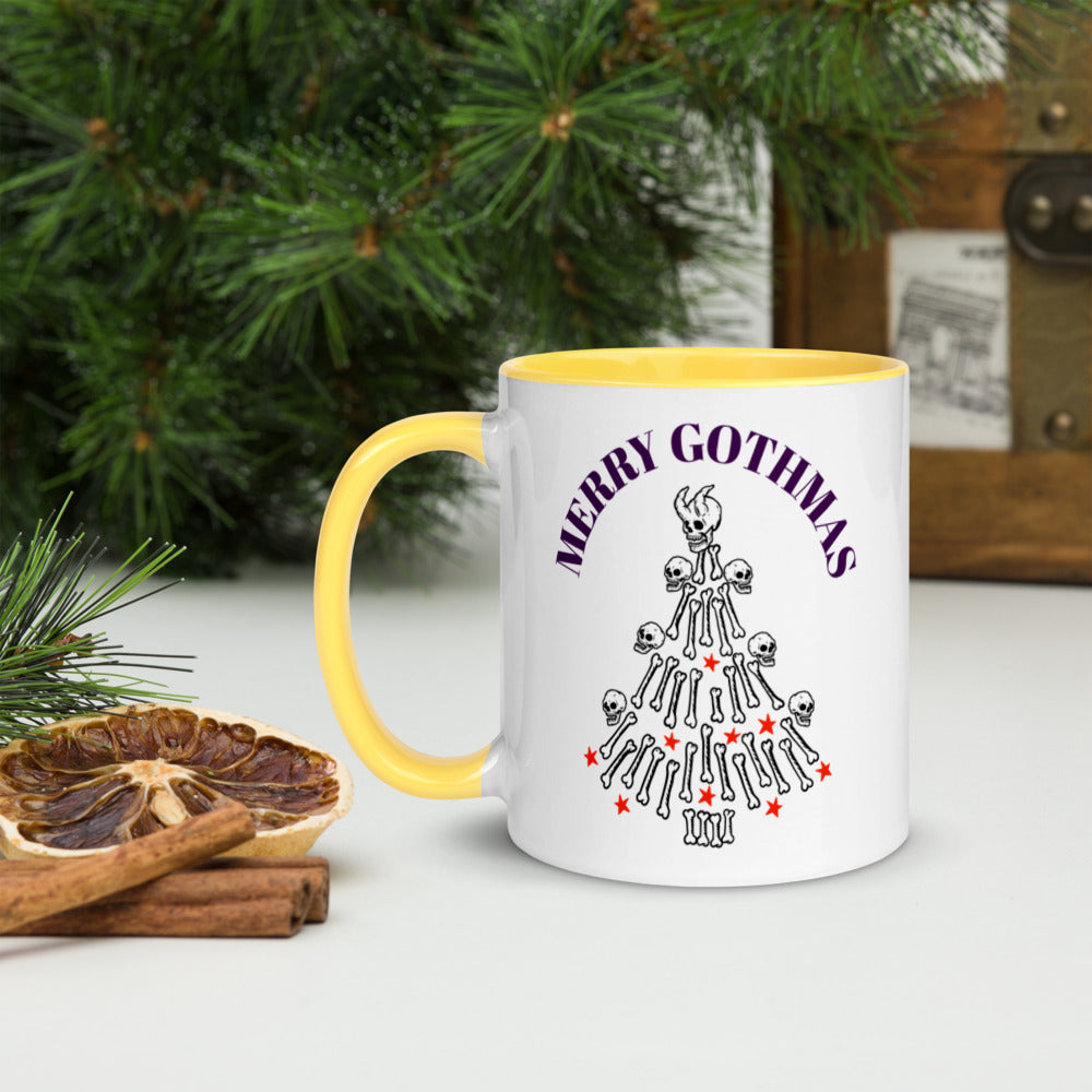 MERRY GOTHMAS- Mug with Color Inside