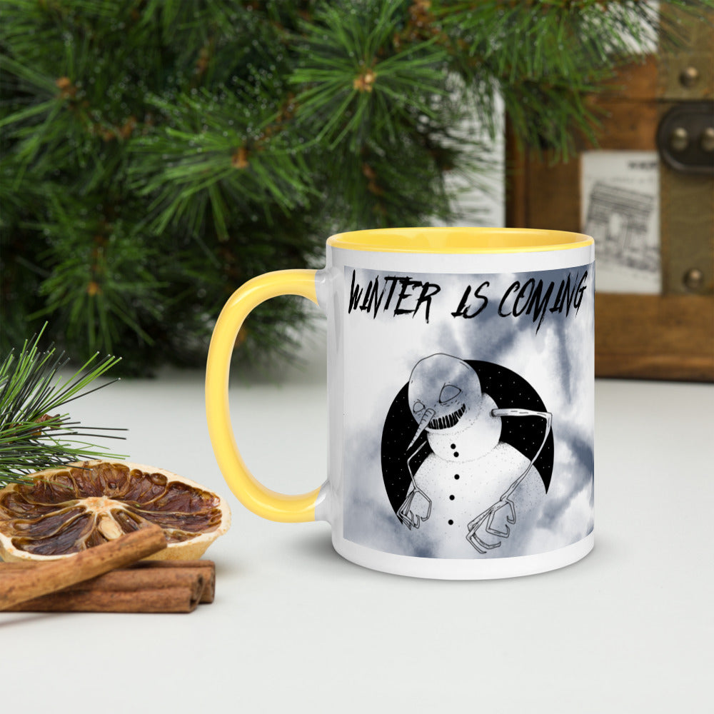 WINTER IS COMING- Mug with Color Inside