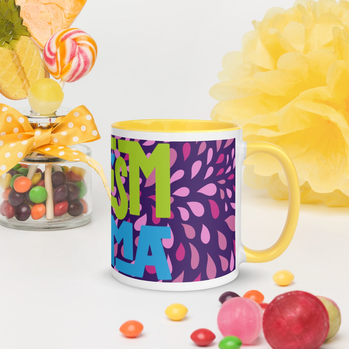 AUTISM MAMA- Mug with Color Inside