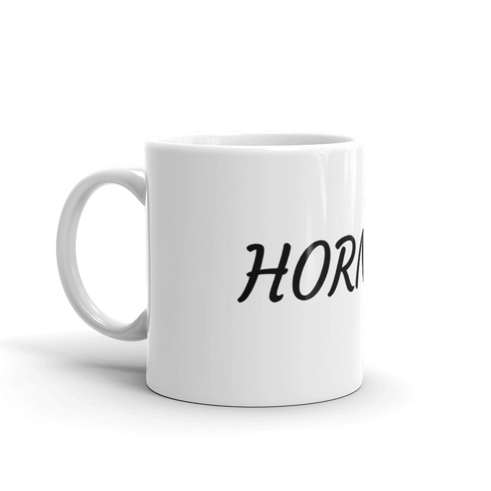 HORNGRY (HORNY AND HUNGRY)- White glossy mug