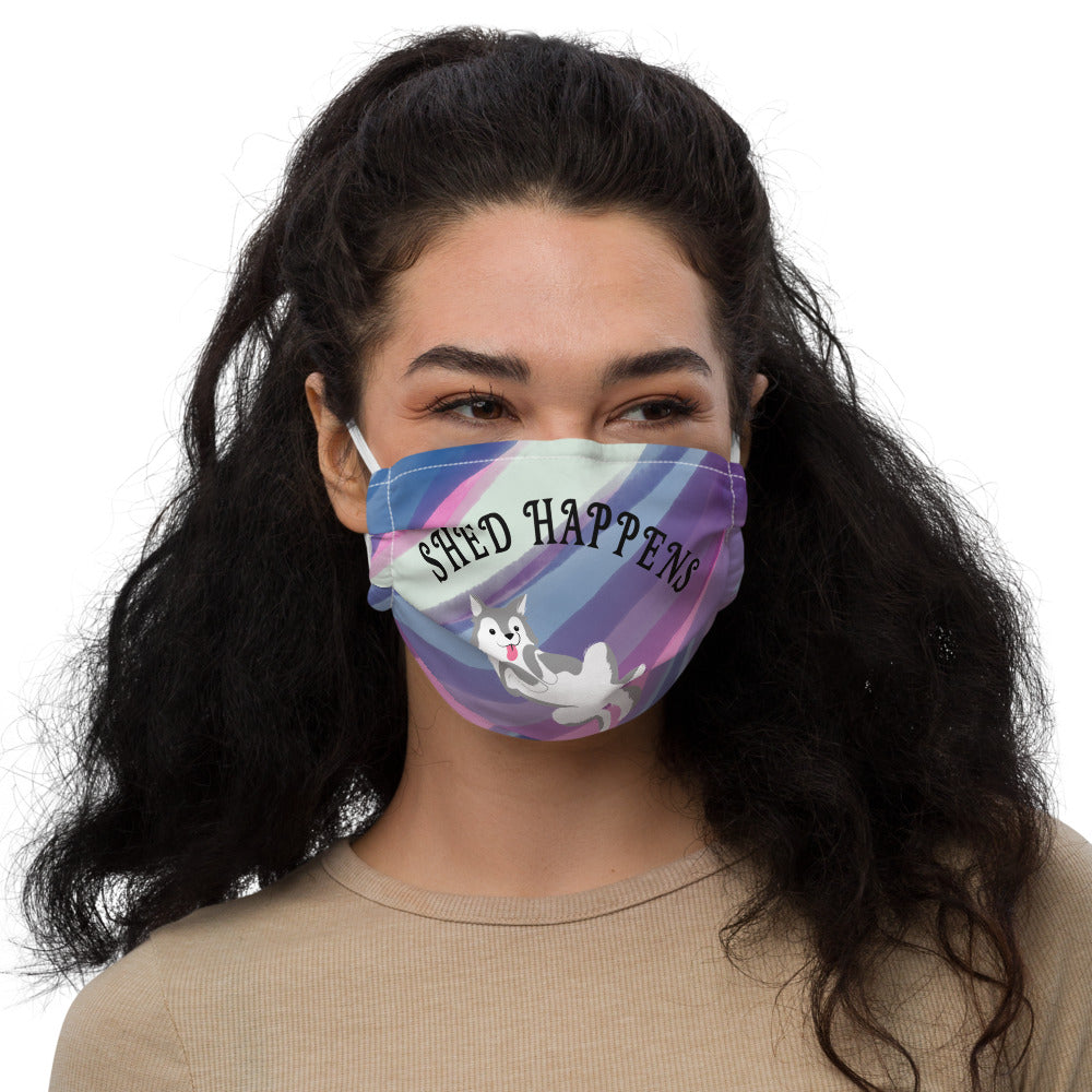 SHED HAPPENS- Premium face mask