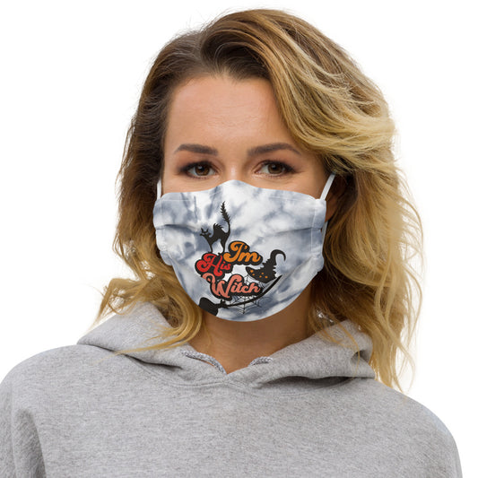 I'M HIS WITCH- Premium face mask