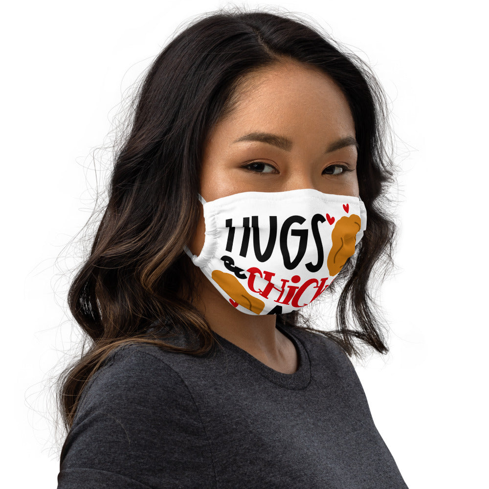HUGS AND CHICKEN NUGS- Premium face mask