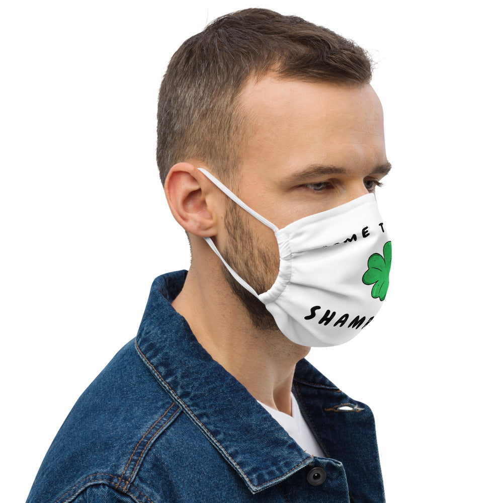 TIME TO GET SHAMROCKED- Premium face mask