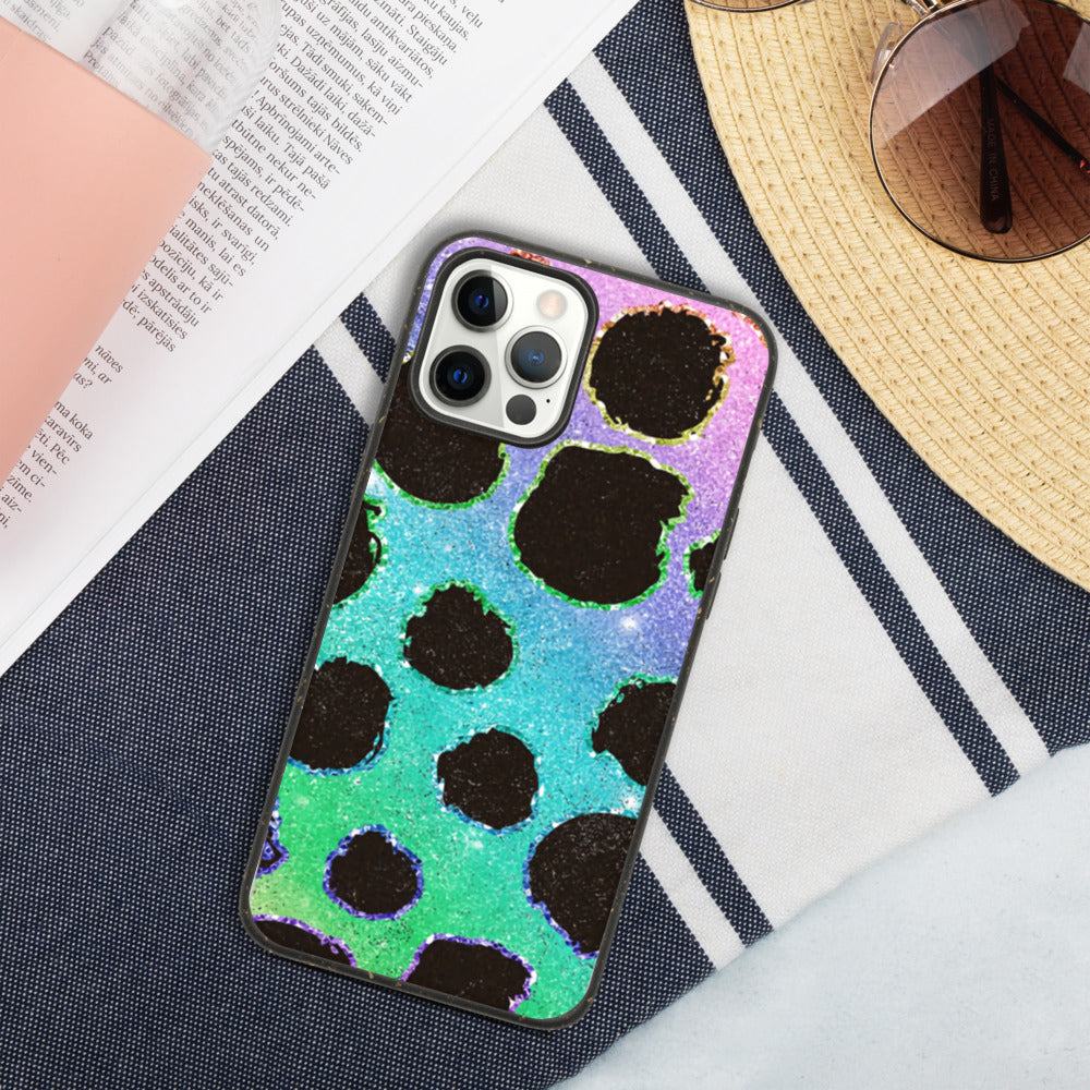 RAINBOW LOEPARD- Biodegradable phone case