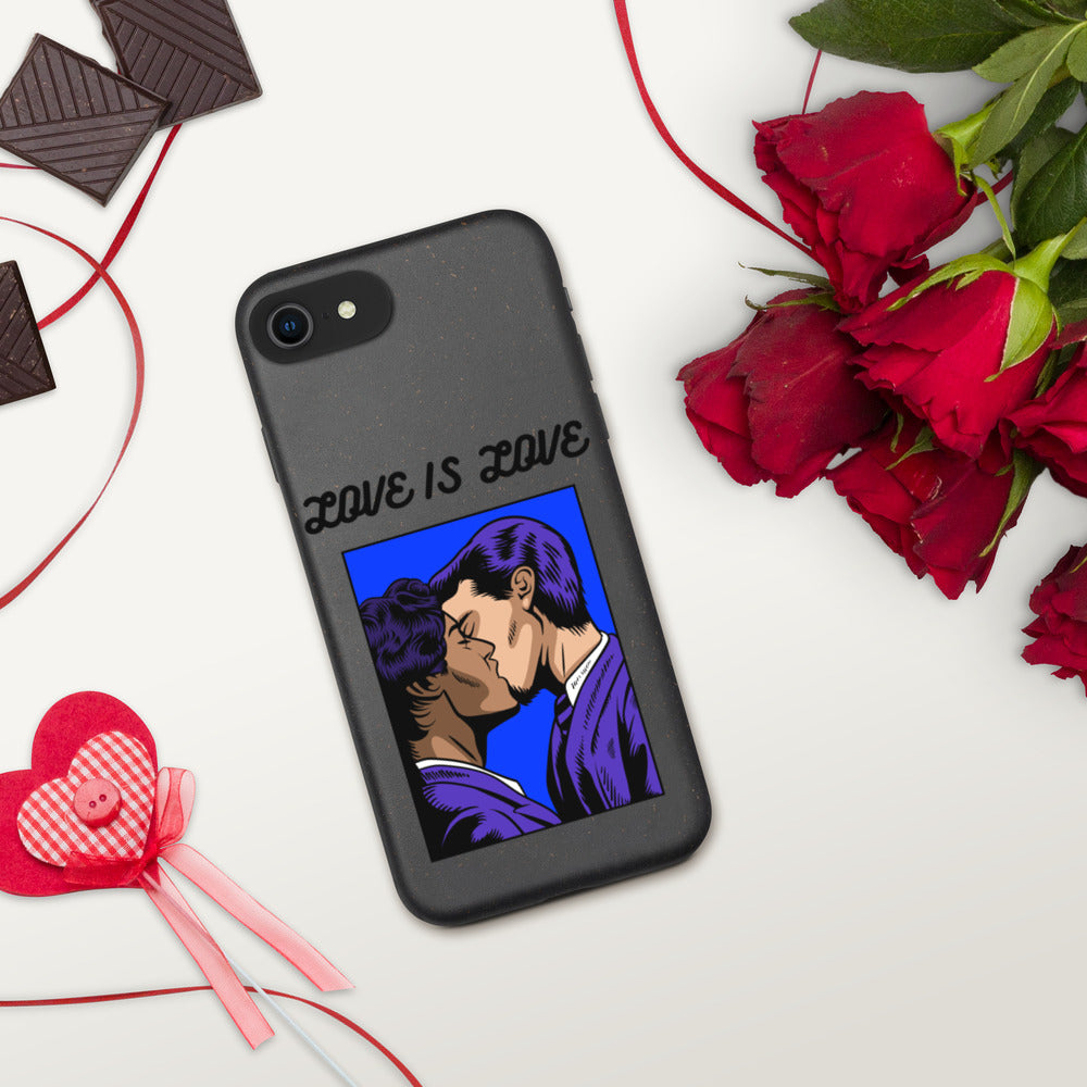 LOVE IS LOVE- Biodegradable phone case