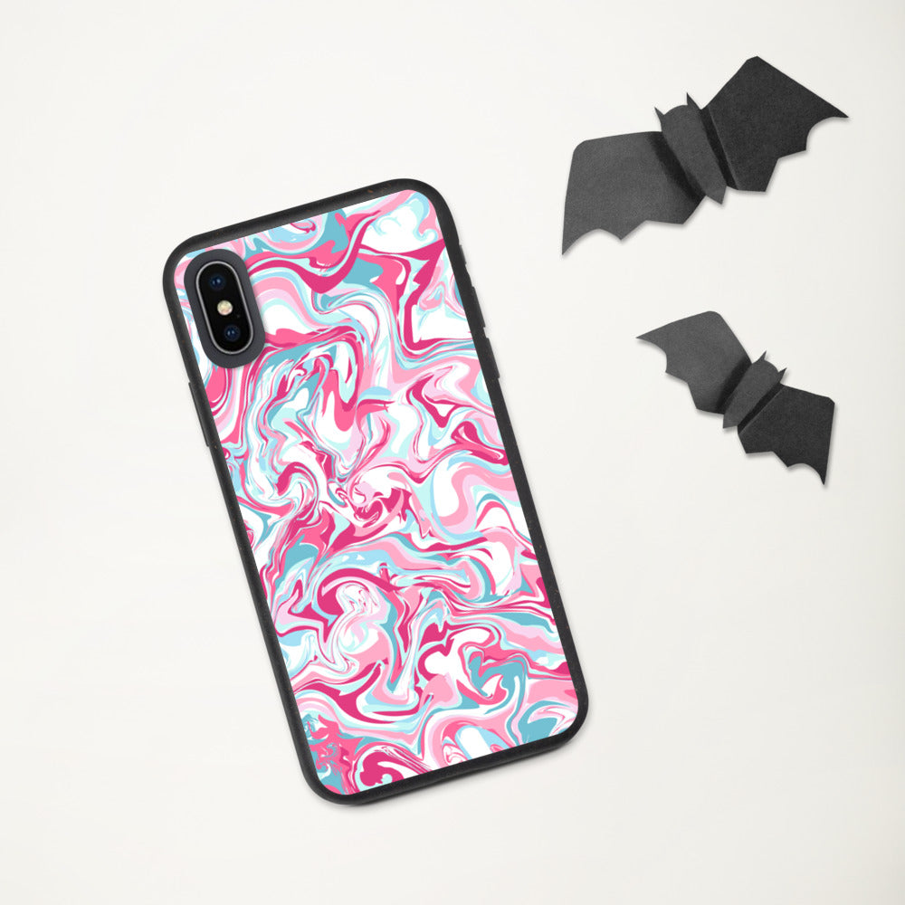 PINK MARBLE- Biodegradable phone case
