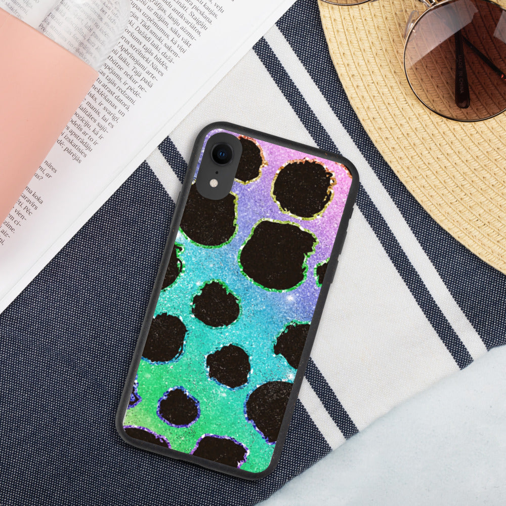 RAINBOW LOEPARD- Biodegradable phone case