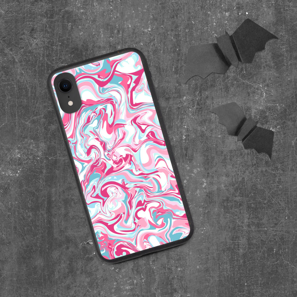 PINK MARBLE- Biodegradable phone case