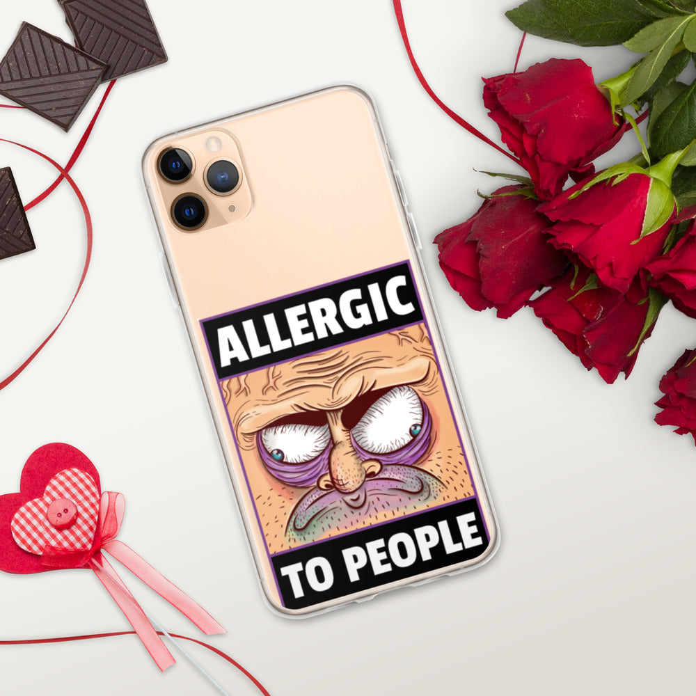 ALLERGIC TO PEOPLE- iPhone Case