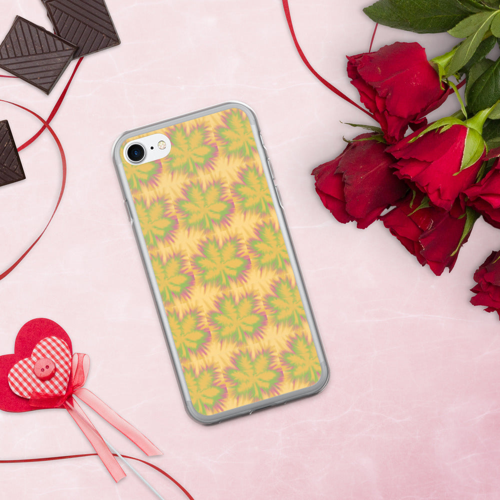 TYE DYE MARIJUANA LEAF- iPhone Case